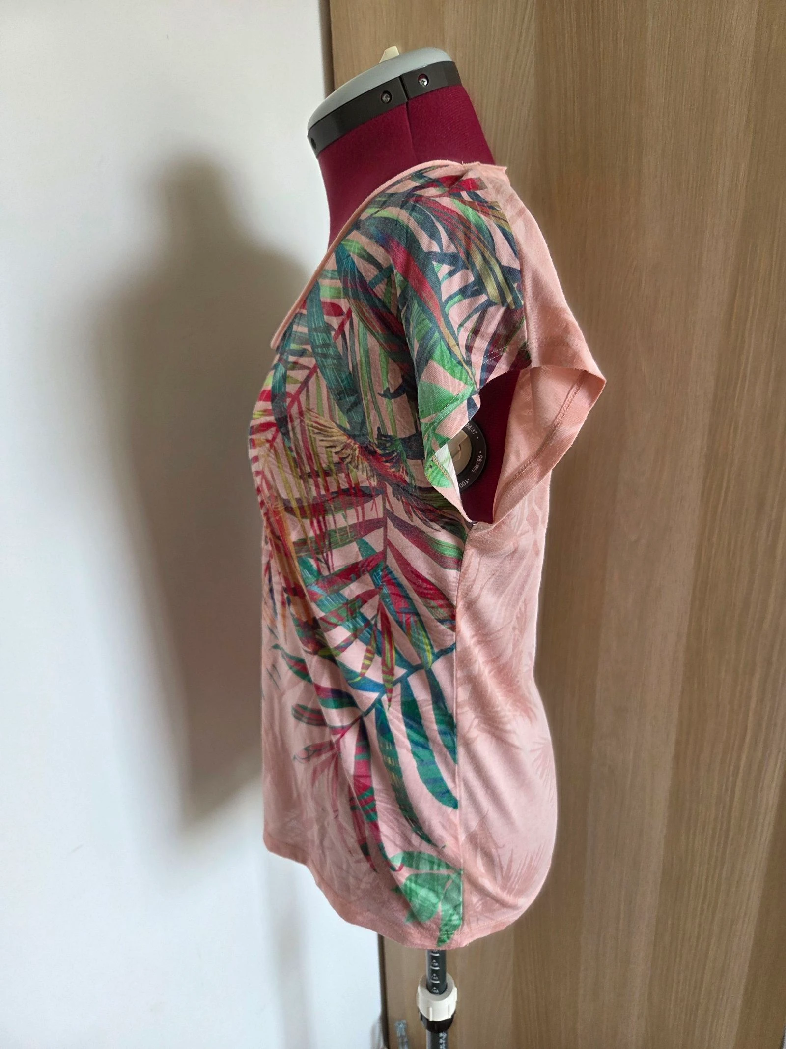 Tropical print T-shirt size approx 38 Camaieu – photo 6